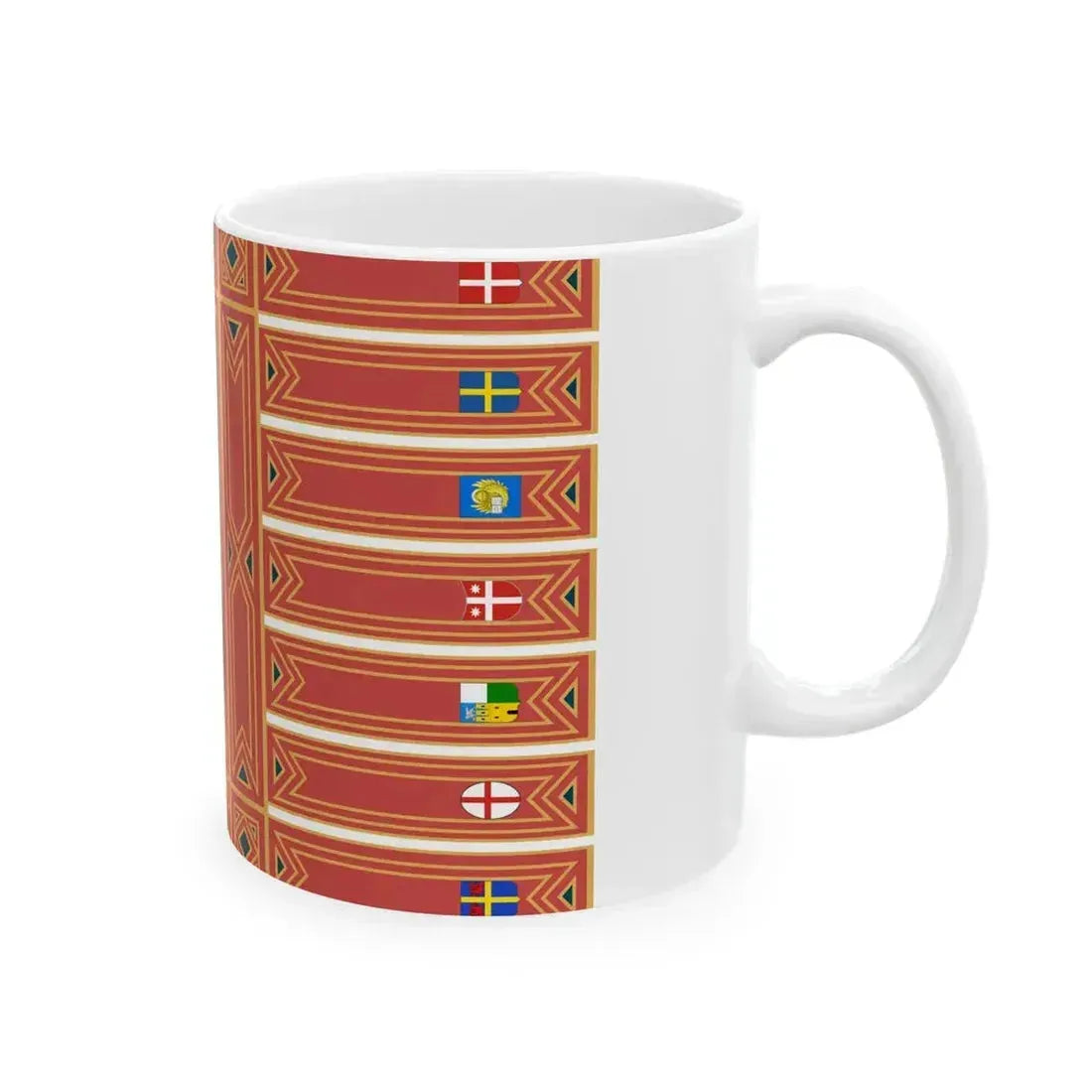 Flag of Veneto (Italy) White Coffee Mug - Go Mug Yourself