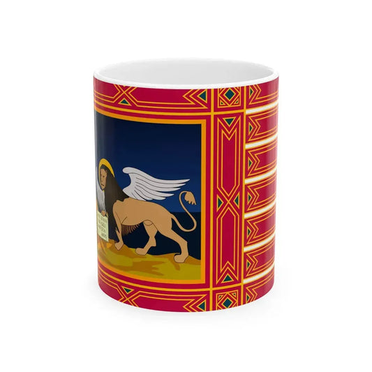 Flag of Veneto variant (Italy) White Coffee Mug 11oz - Go Mug Yourself