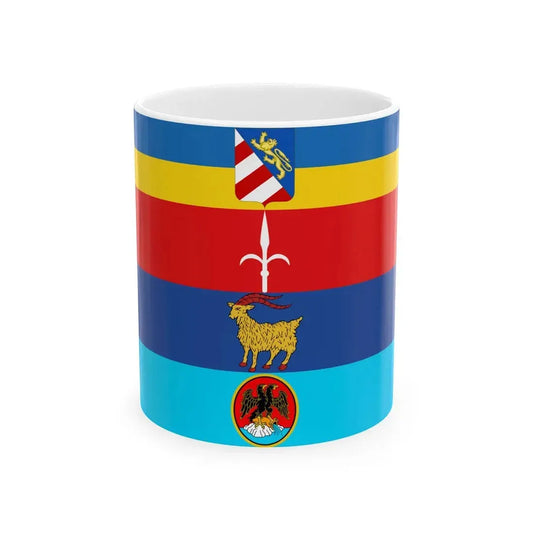 Flag of Venezia Giulia Variant (Italy) White Coffee Mug 11oz - Go Mug Yourself