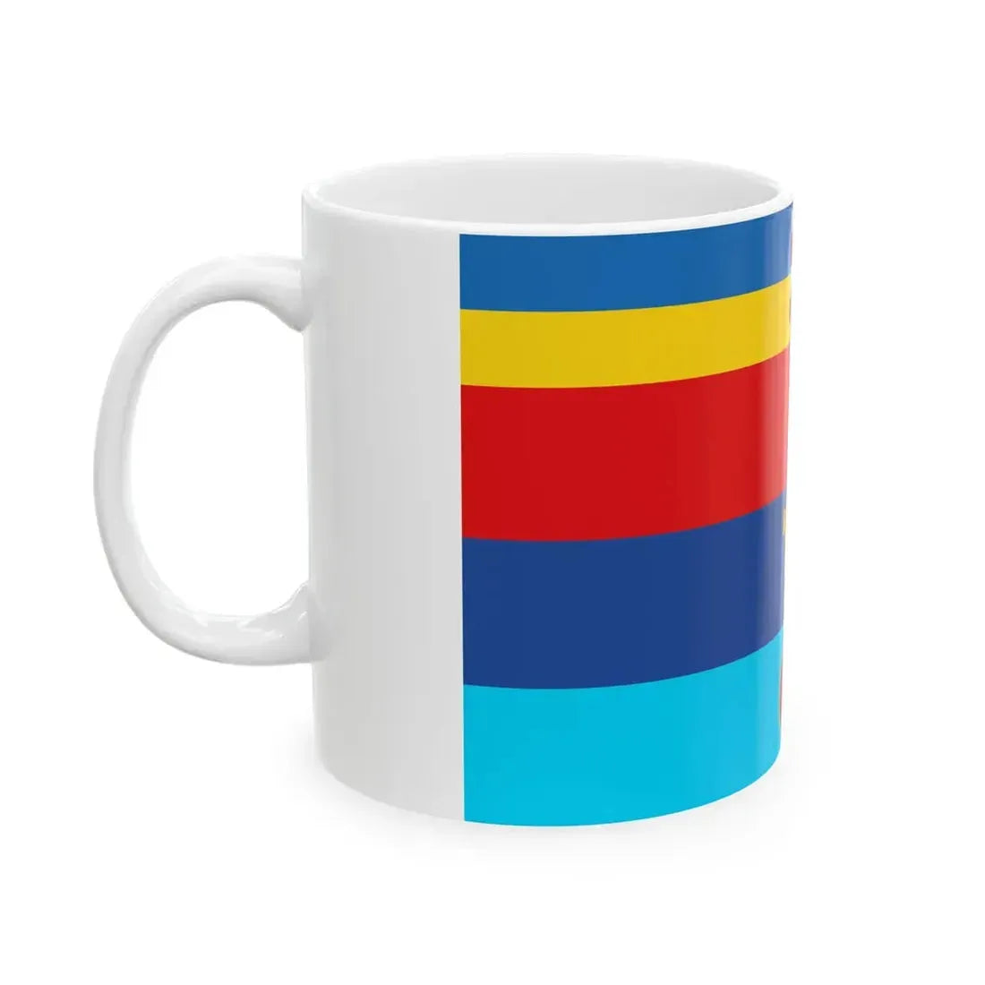 Flag of Venezia Giulia Variant (Italy) White Coffee Mug - Go Mug Yourself