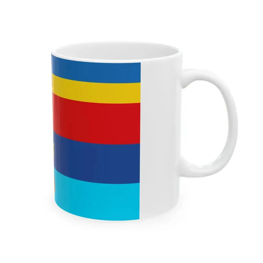 Flag of Venezia Giulia Variant (Italy) White Coffee Mug - Go Mug Yourself