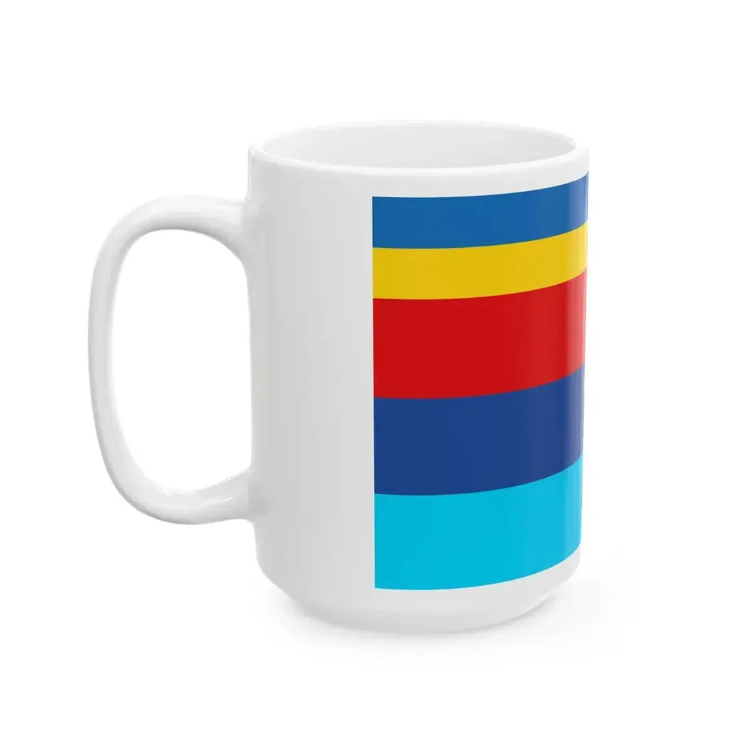 Flag of Venezia Giulia Variant (Italy) White Coffee Mug - Go Mug Yourself
