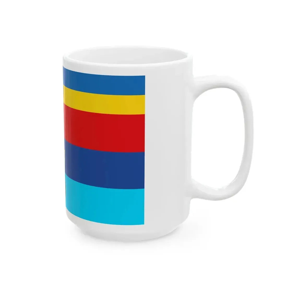 Flag of Venezia Giulia Variant (Italy) White Coffee Mug - Go Mug Yourself