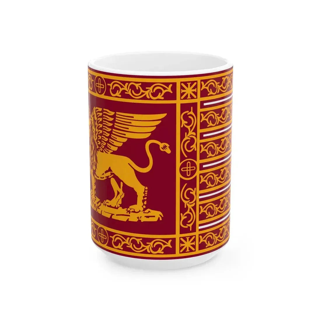 Flag of Venice 1922 (Italy) White Coffee Mug 15oz - Go Mug Yourself