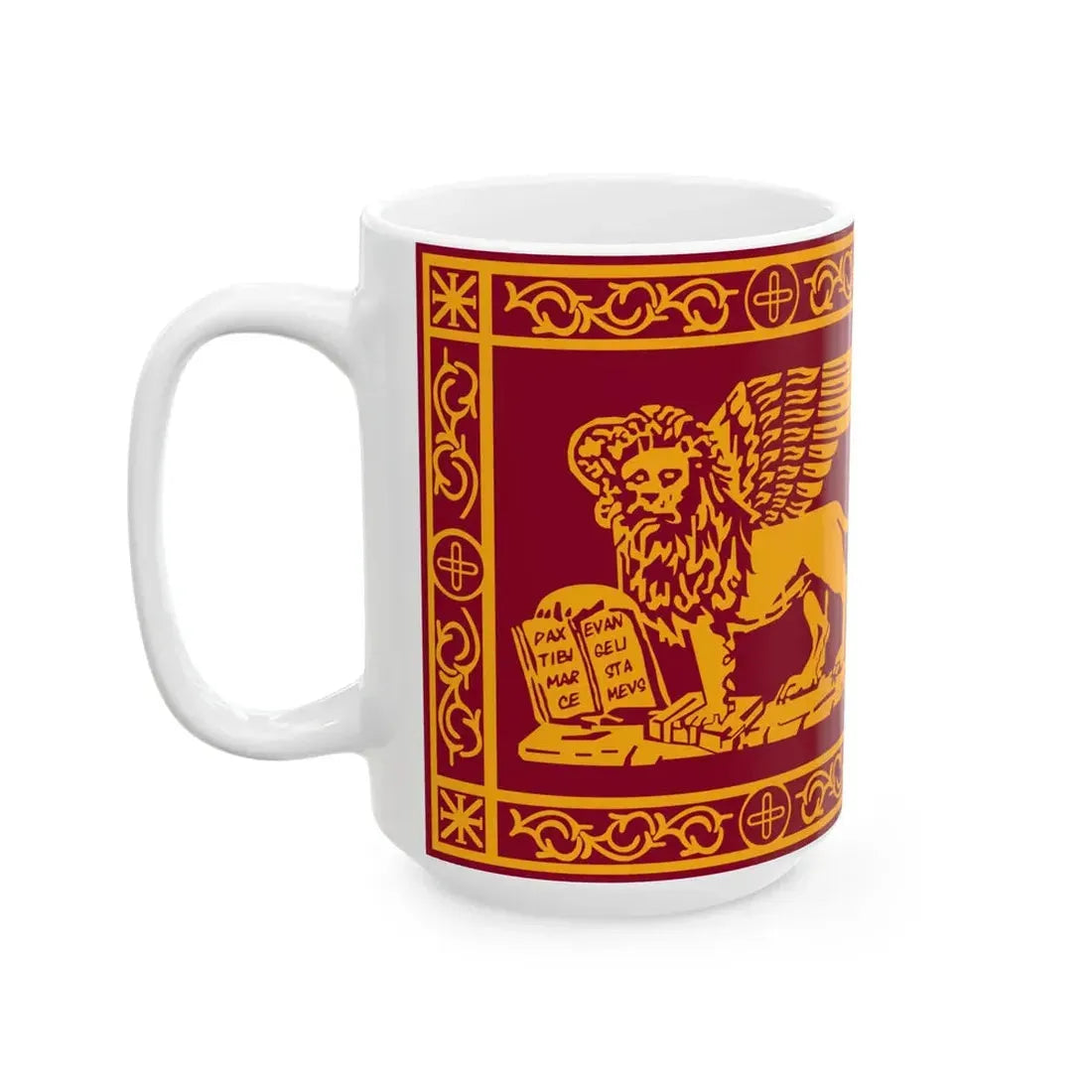 Flag of Venice 1922 (Italy) White Coffee Mug - Go Mug Yourself