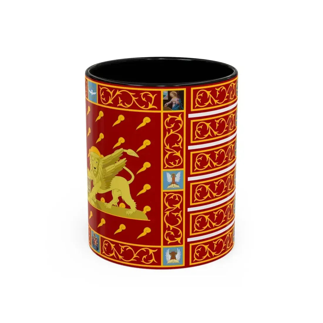 Flag of Venice 1997 Italy - Accent Coffee Mug 11oz Black - Go Mug Yourself