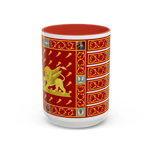 Flag of Venice 1997 Italy - Accent Coffee Mug 15oz Red - Go Mug Yourself