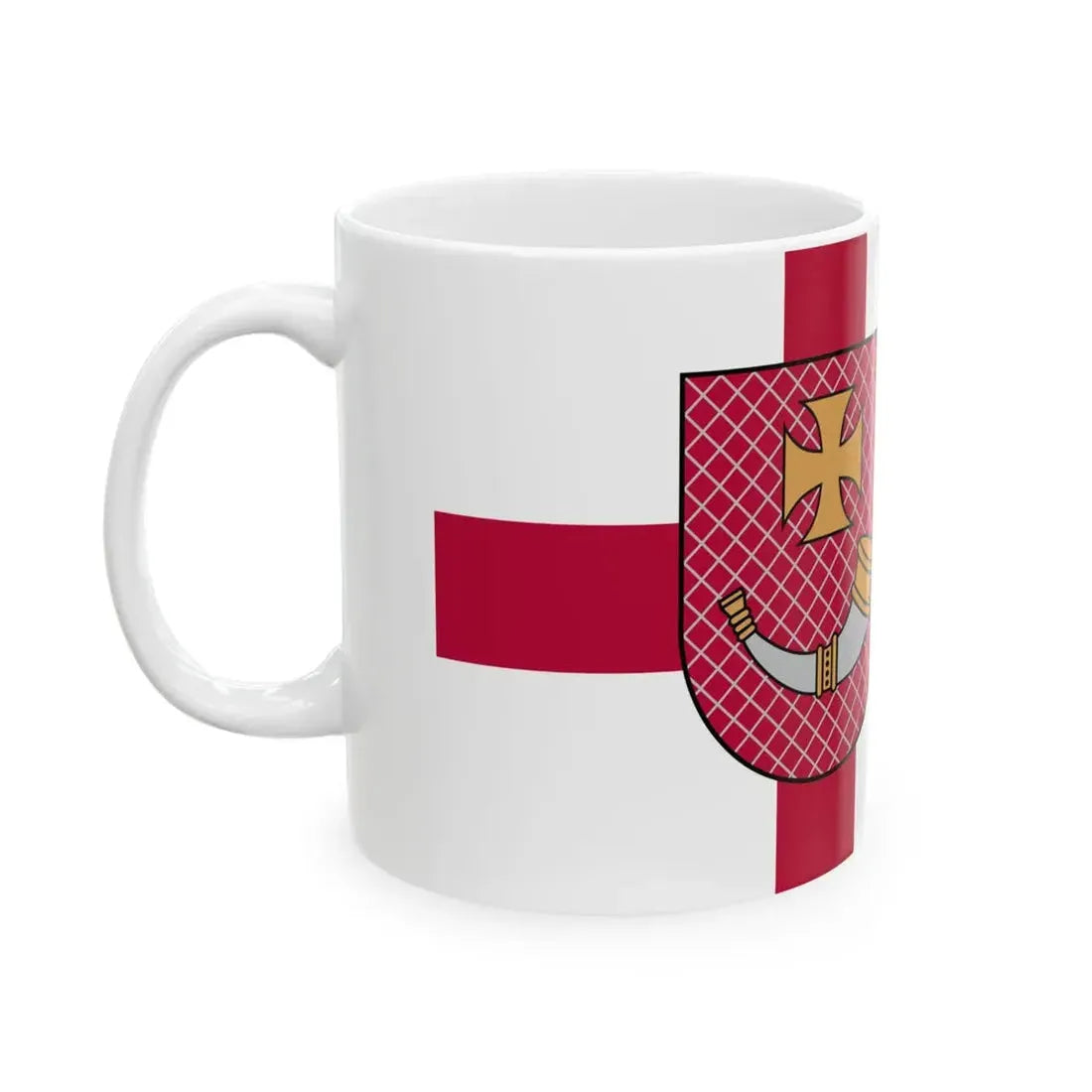 Flag of Ventspils (Latvia) White Coffee Mug - Go Mug Yourself