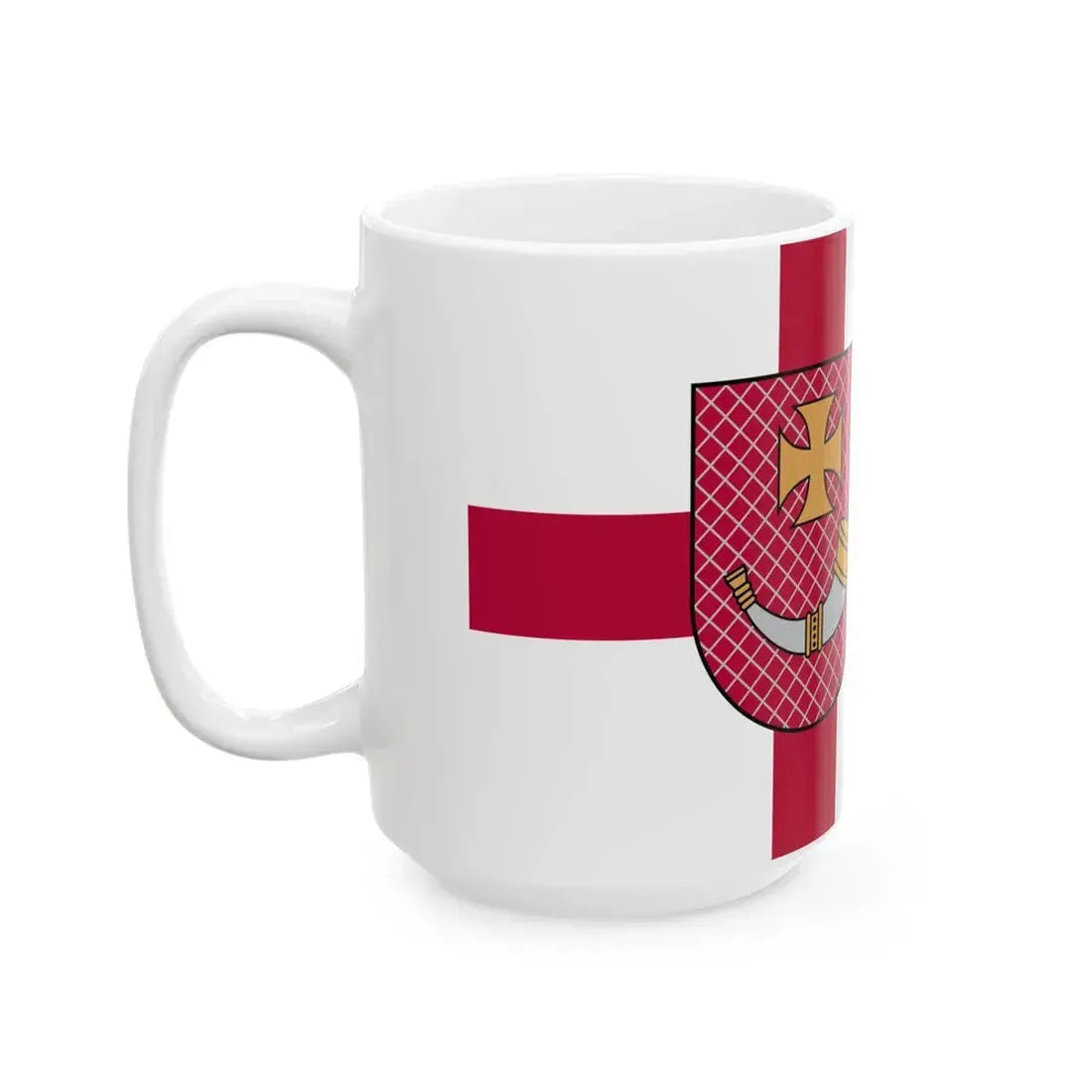 Flag of Ventspils (Latvia) White Coffee Mug - Go Mug Yourself