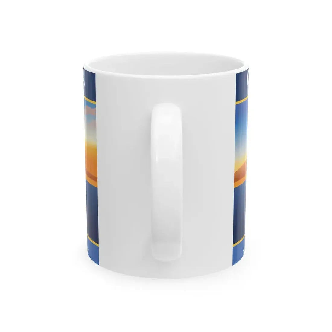 Flag of Ventura County California (United States) White Coffee Mug - Go Mug Yourself