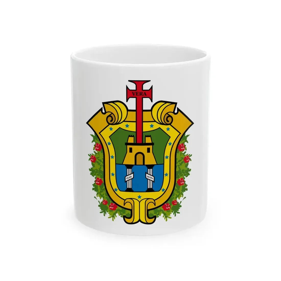 Flag of Veracruz (Mexico) White Coffee Mug 11oz - Go Mug Yourself