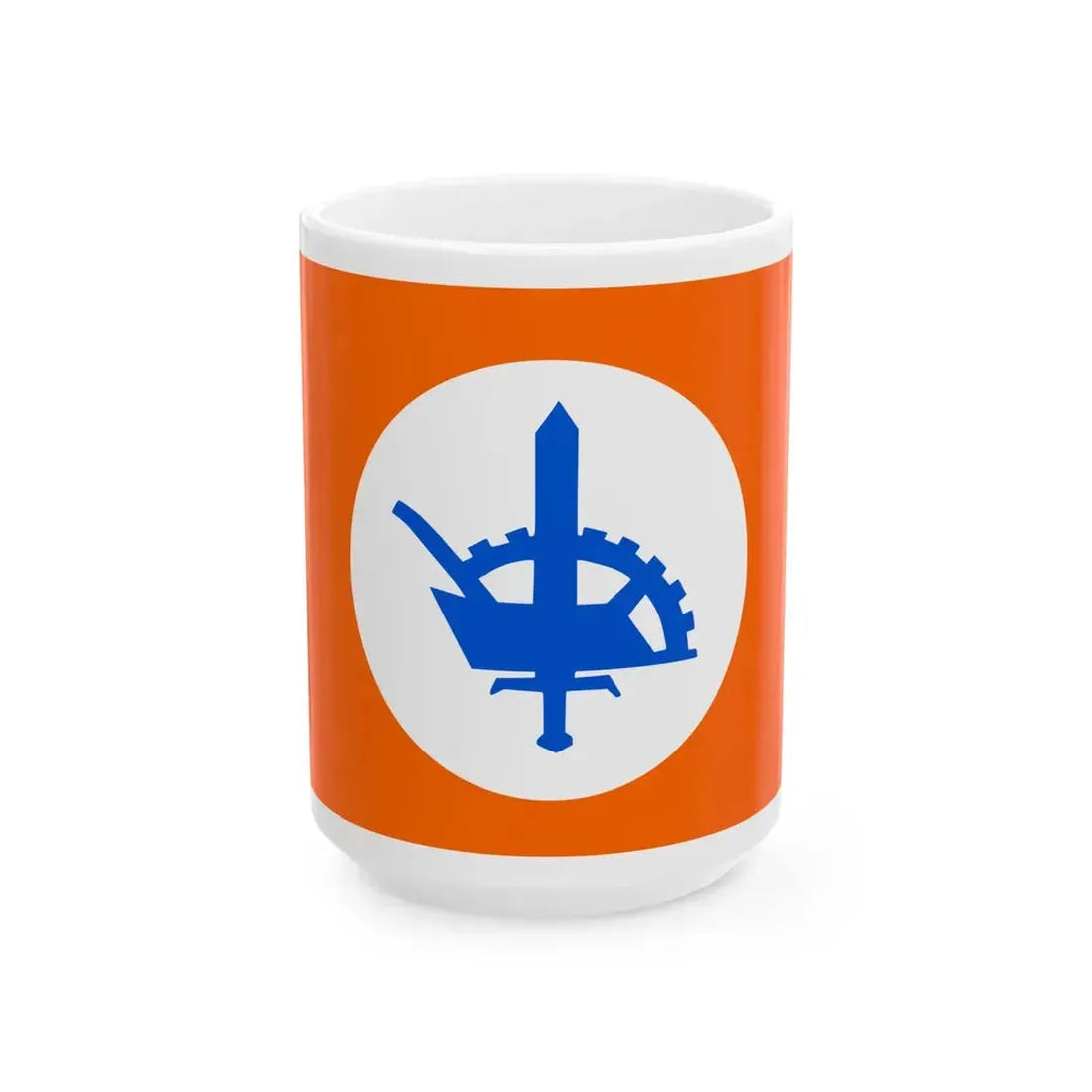 Flag of Verdinaso (Belgium) White Coffee Mug 15oz - Go Mug Yourself