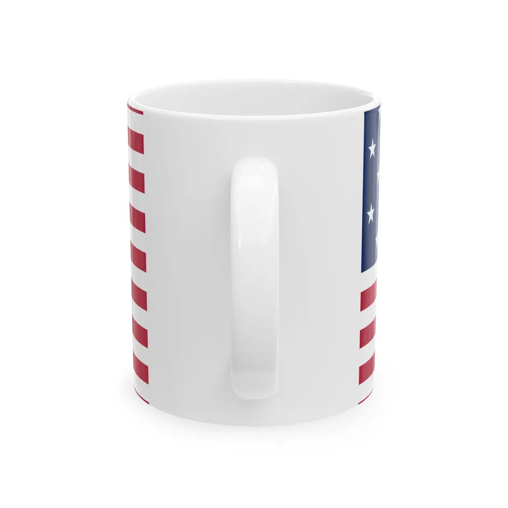 Flag of Vermont 1804-1837 (United States) White Coffee Mug - Go Mug Yourself