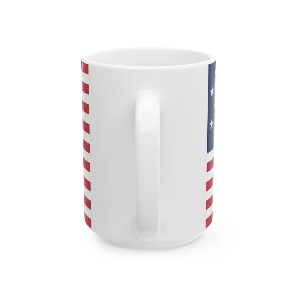 Flag of Vermont 1804-1837 (United States) White Coffee Mug - Go Mug Yourself