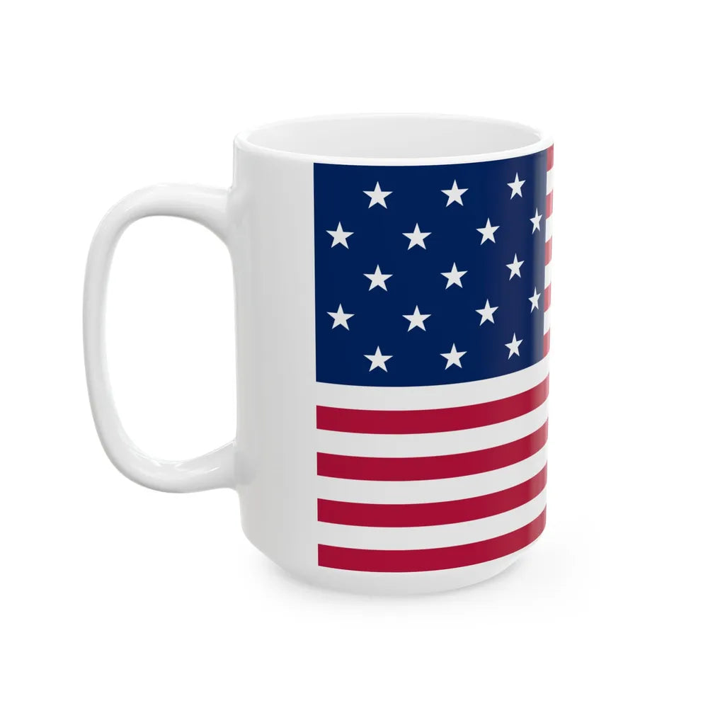 Flag of Vermont 1804-1837 (United States) White Coffee Mug - Go Mug Yourself