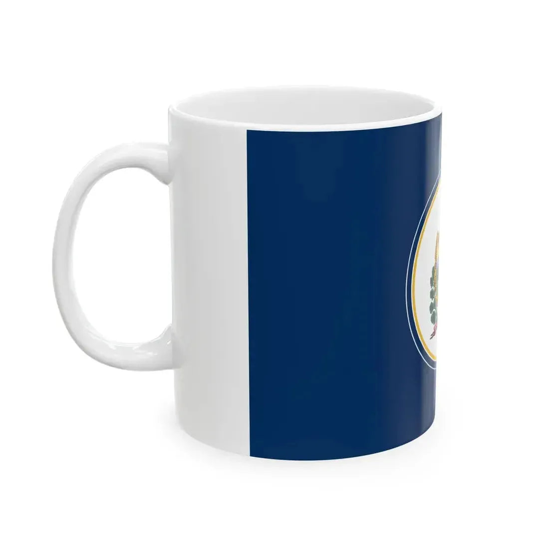 Flag of Vermont early 1920s (United States) White Coffee Mug - Go Mug Yourself