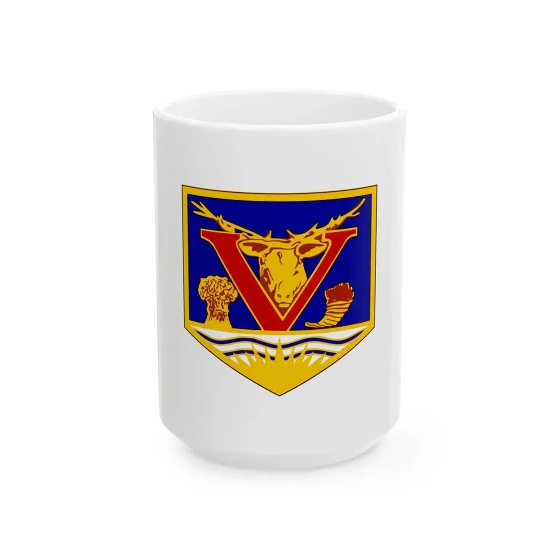 Flag of Vernon British Columbia Canada - White Coffee Mug 15oz - Go Mug Yourself