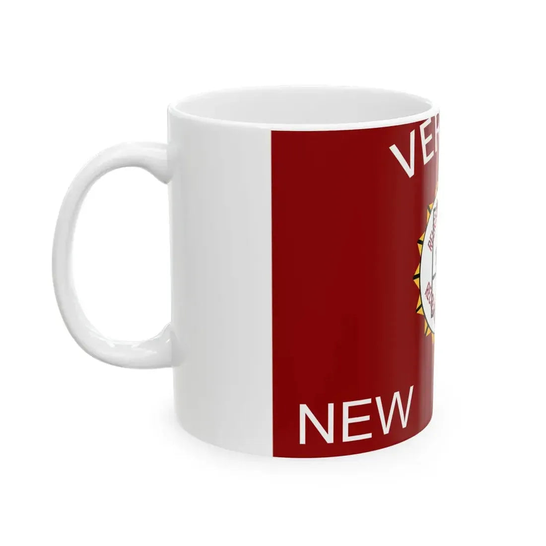 Flag of Verona New Jersey (United States) White Coffee Mug - Go Mug Yourself