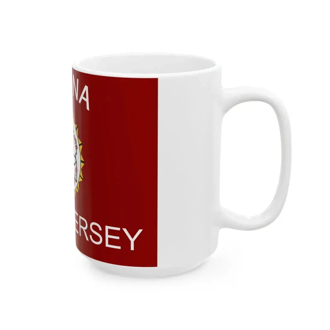 Flag of Verona New Jersey (United States) White Coffee Mug - Go Mug Yourself