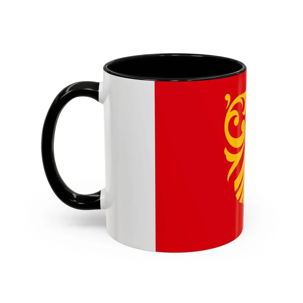 Flag of Vestfold og Telemark Norway - Accent Coffee Mug - Go Mug Yourself