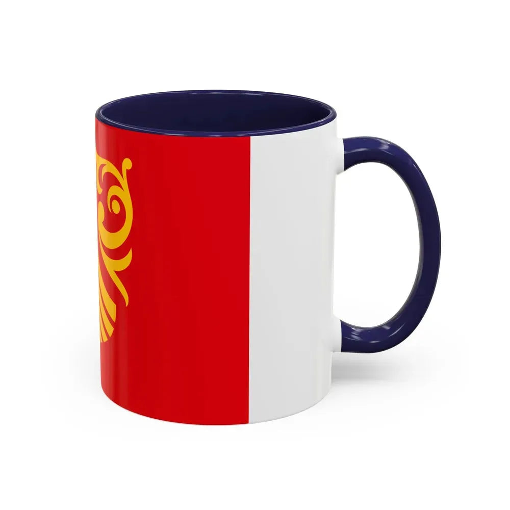 Flag of Vestfold og Telemark Norway - Accent Coffee Mug - Go Mug Yourself