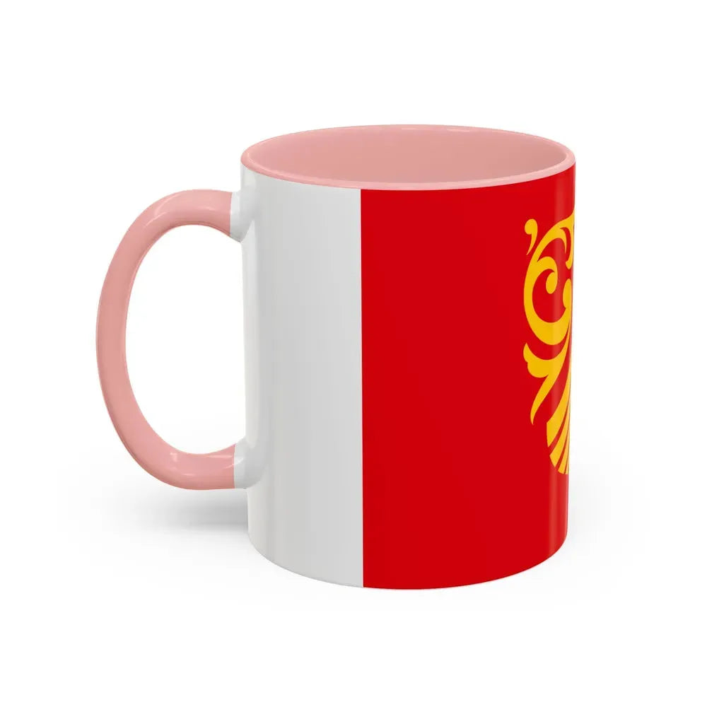 Flag of Vestfold og Telemark Norway - Accent Coffee Mug - Go Mug Yourself