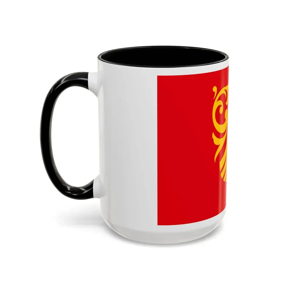 Flag of Vestfold og Telemark Norway - Accent Coffee Mug - Go Mug Yourself