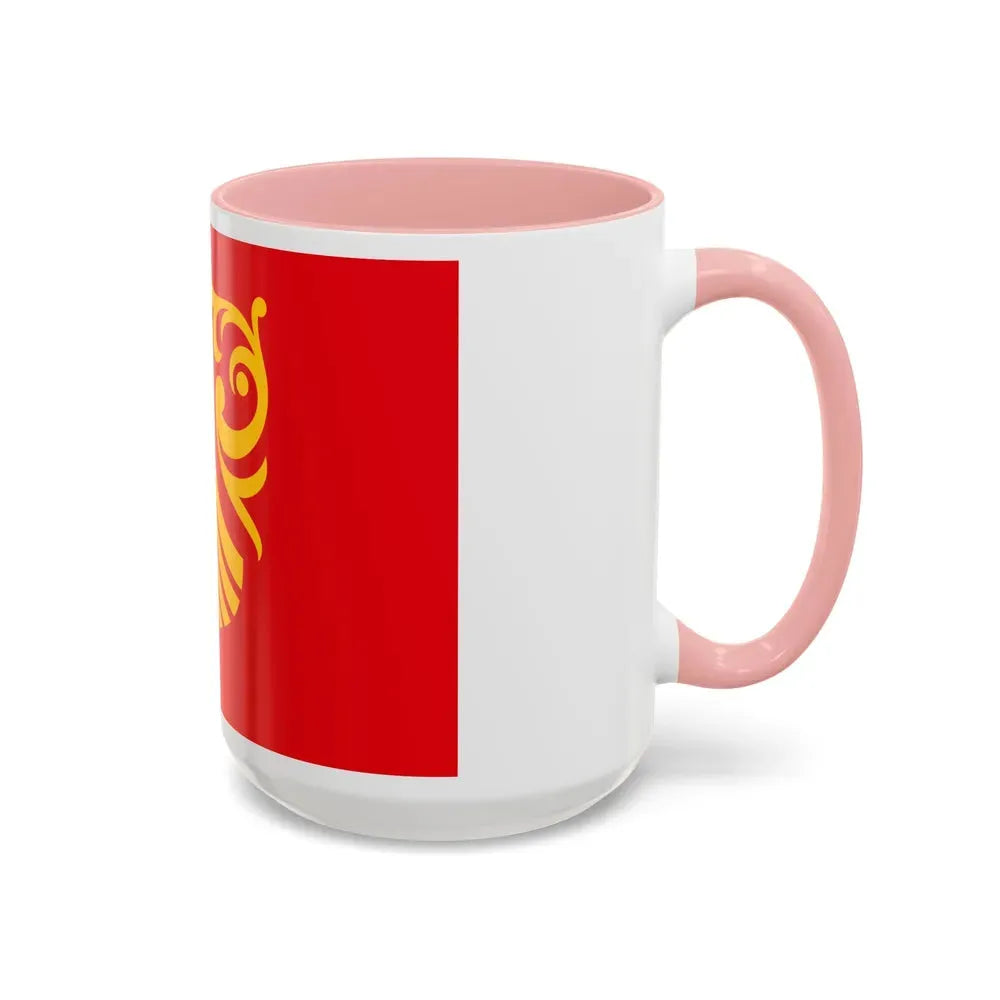 Flag of Vestfold og Telemark Norway - Accent Coffee Mug - Go Mug Yourself