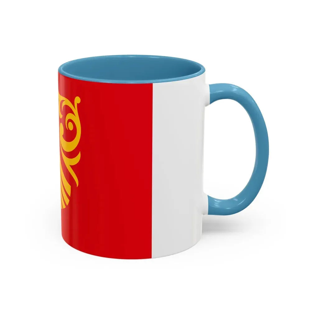 Flag of Vestfold og Telemark Norway - Accent Coffee Mug - Go Mug Yourself