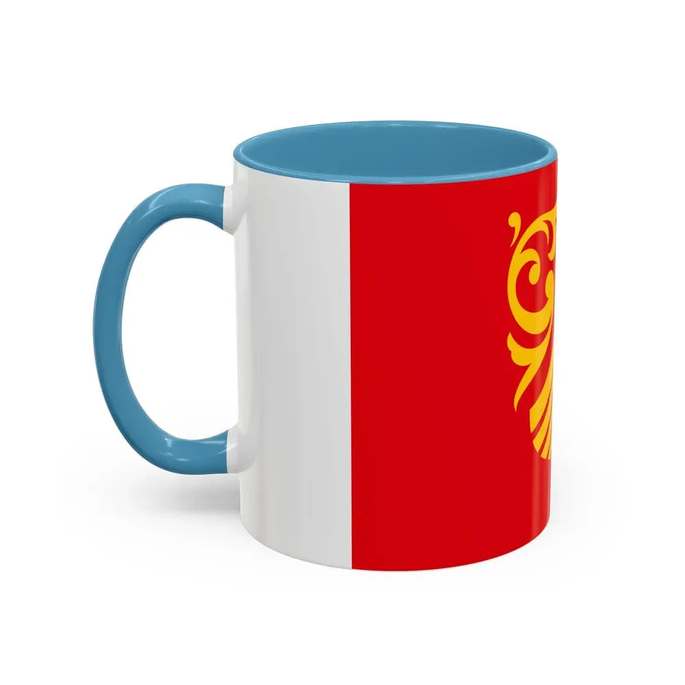 Flag of Vestfold og Telemark Norway - Accent Coffee Mug - Go Mug Yourself