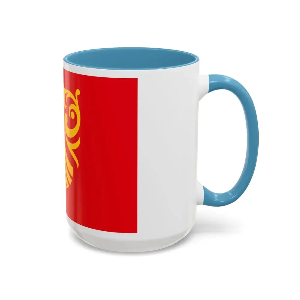 Flag of Vestfold og Telemark Norway - Accent Coffee Mug - Go Mug Yourself