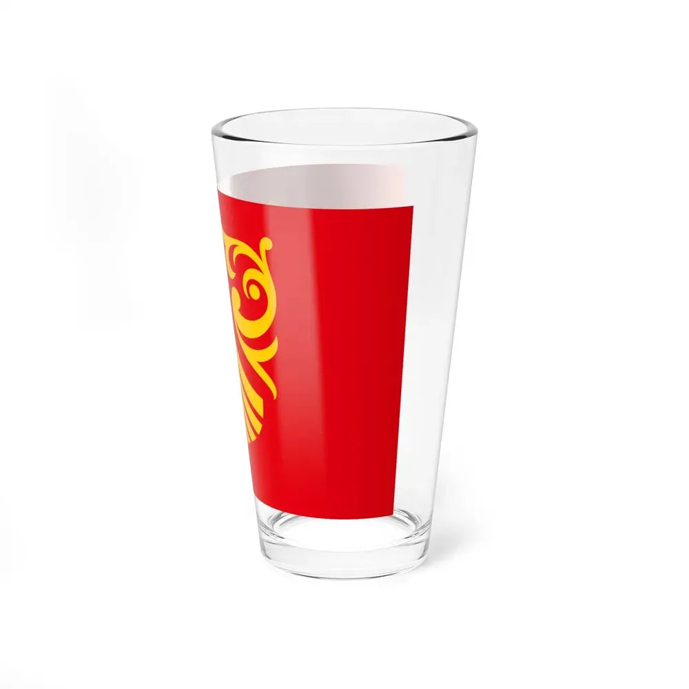 Flag of Vestfold og Telemark Norway - Pint Glass 16oz - Go Mug Yourself