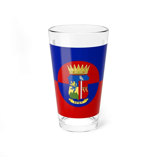 Flag of Vibo Valentia (Italy) Pint Glass 16oz 16oz - Go Mug Yourself