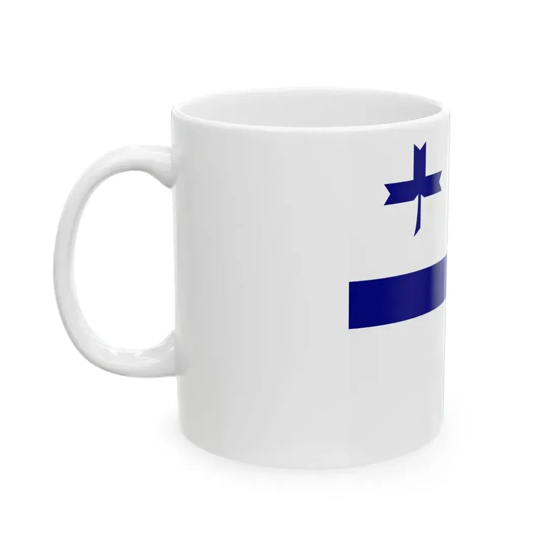Flag of Vice-admiral in Independent State of Croatia (Croatia) White Coffee Mug - Go Mug Yourself