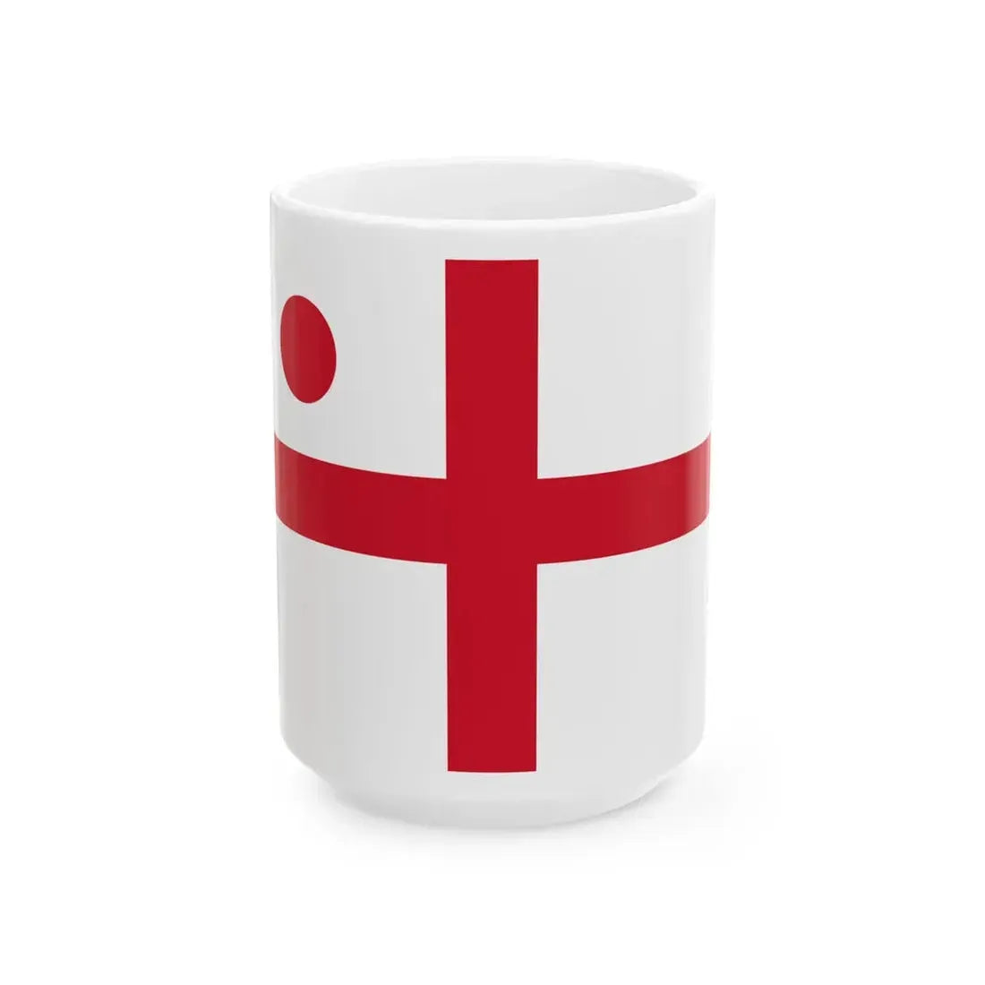 Flag of Vice-Admiral - Royal Navy (Australia) White Coffee Mug 15oz - Go Mug Yourself