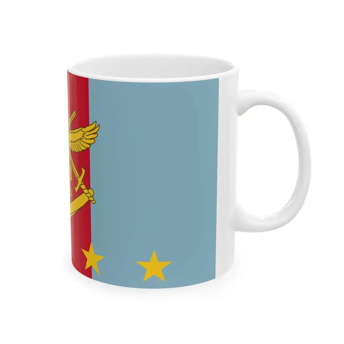Flag of Vice Chief of Defence Force 4 star AUS (Australia) White Coffee Mug - Go Mug Yourself