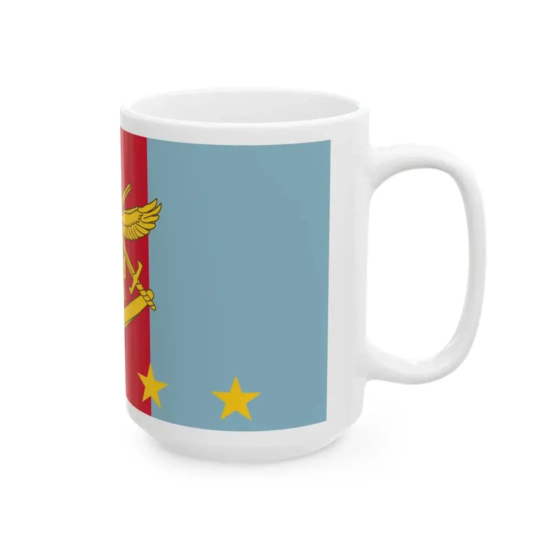 Flag of Vice Chief of Defence Force 4 star AUS (Australia) White Coffee Mug - Go Mug Yourself