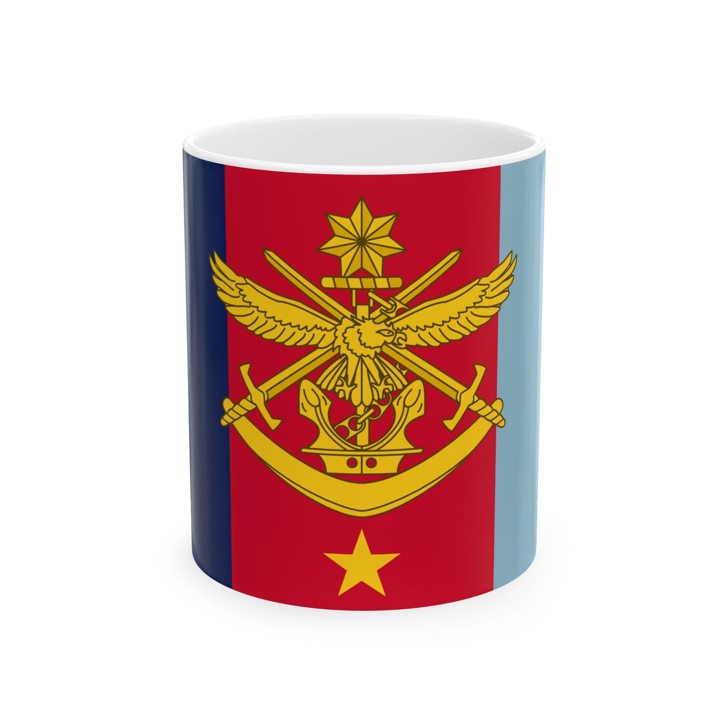 Flag of Vice Chief of Defence Force AUS (Australia) White Coffee Mug-11oz-Go Mug Yourself