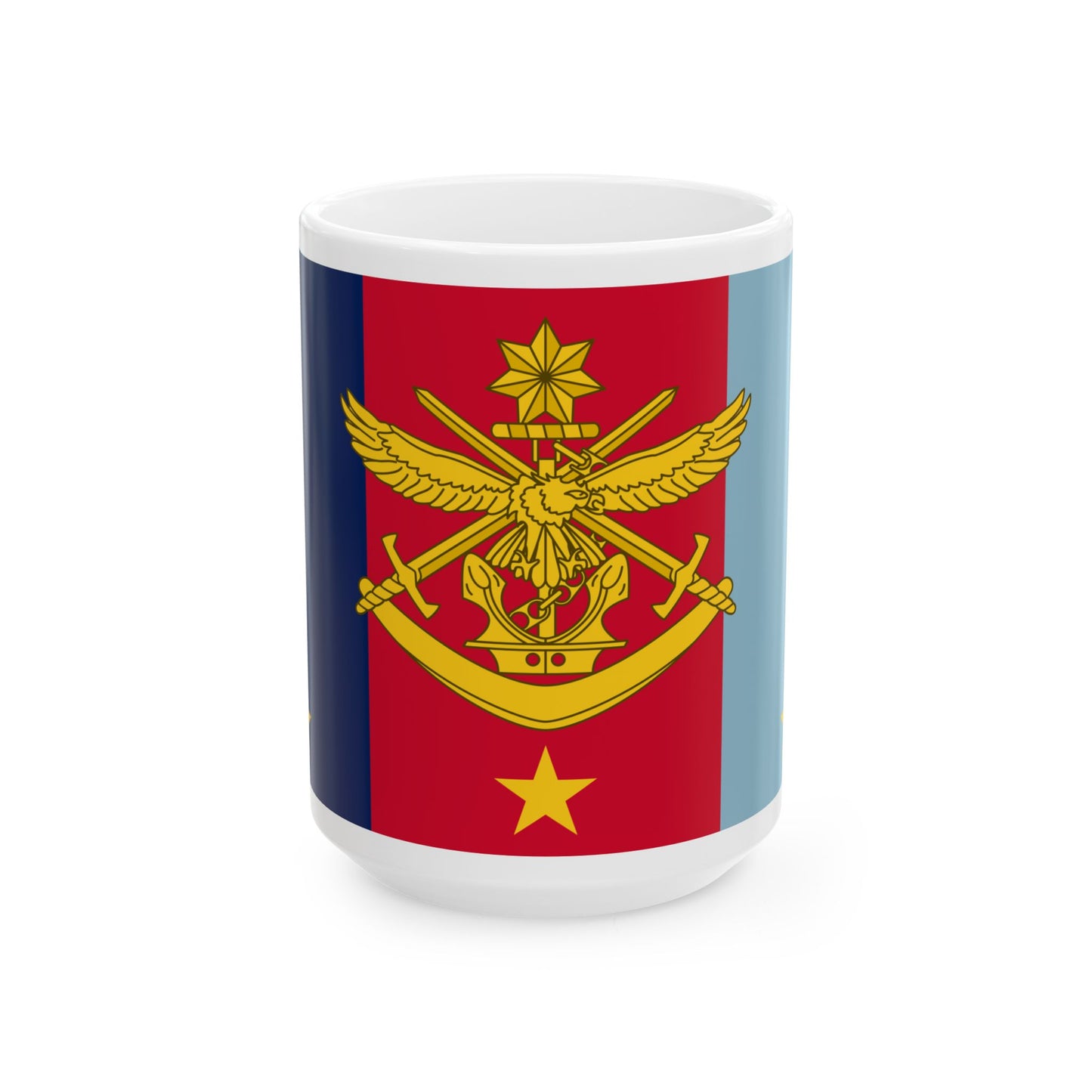 Flag of Vice Chief of Defence Force AUS (Australia) White Coffee Mug-15oz-Go Mug Yourself