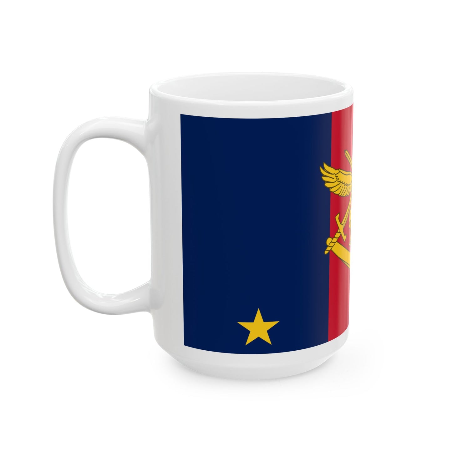 Flag of Vice Chief of Defence Force AUS (Australia) White Coffee Mug-Go Mug Yourself