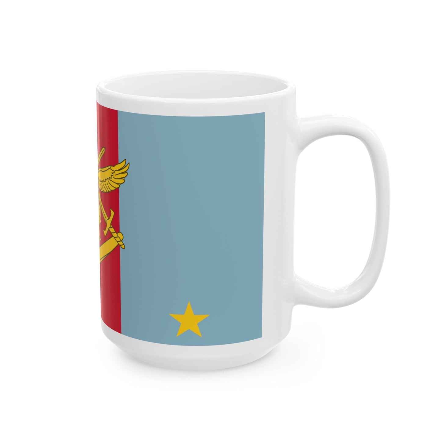 Flag of Vice Chief of Defence Force AUS (Australia) White Coffee Mug-Go Mug Yourself