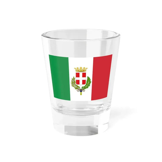 Flag of Vicenza (Italy) Shot Glass 1.5oz 1.5oz - Go Mug Yourself