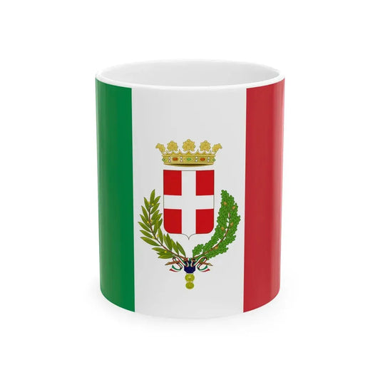 Flag of Vicenza (Italy) White Coffee Mug 11oz - Go Mug Yourself