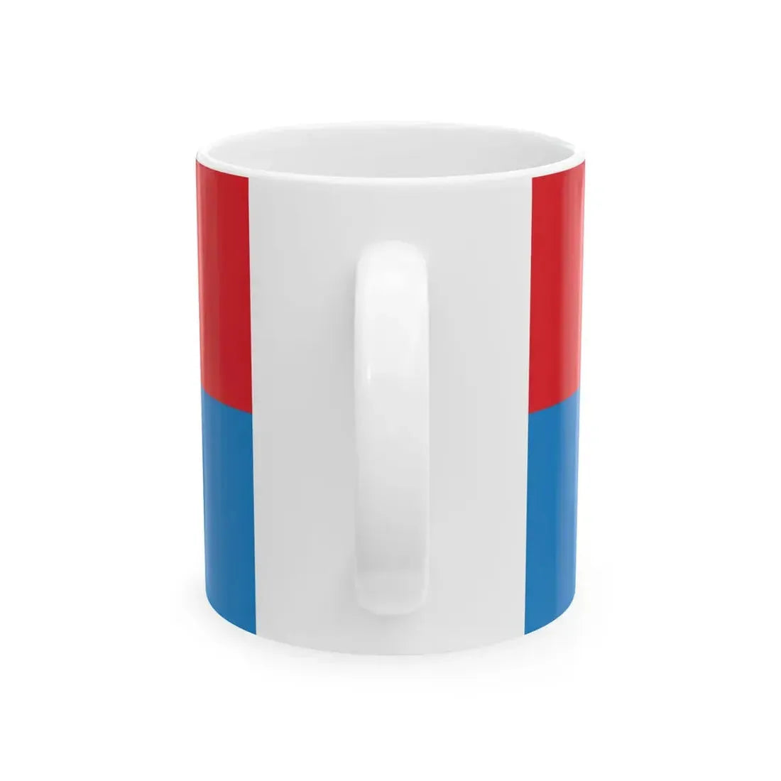 Flag of Viciebsk Rajon (Belarus) White Coffee Mug - Go Mug Yourself