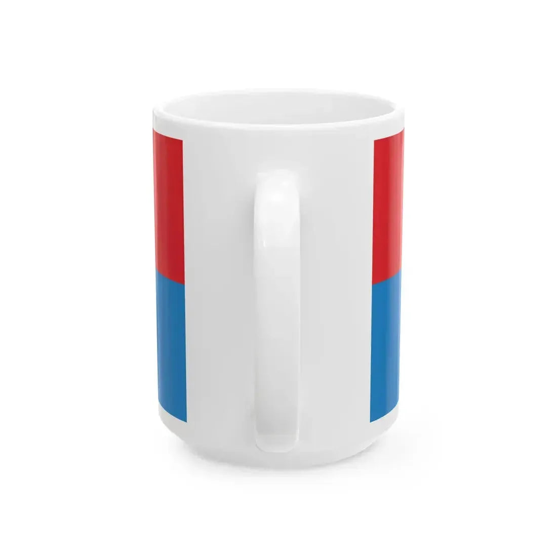Flag of Viciebsk Rajon (Belarus) White Coffee Mug - Go Mug Yourself