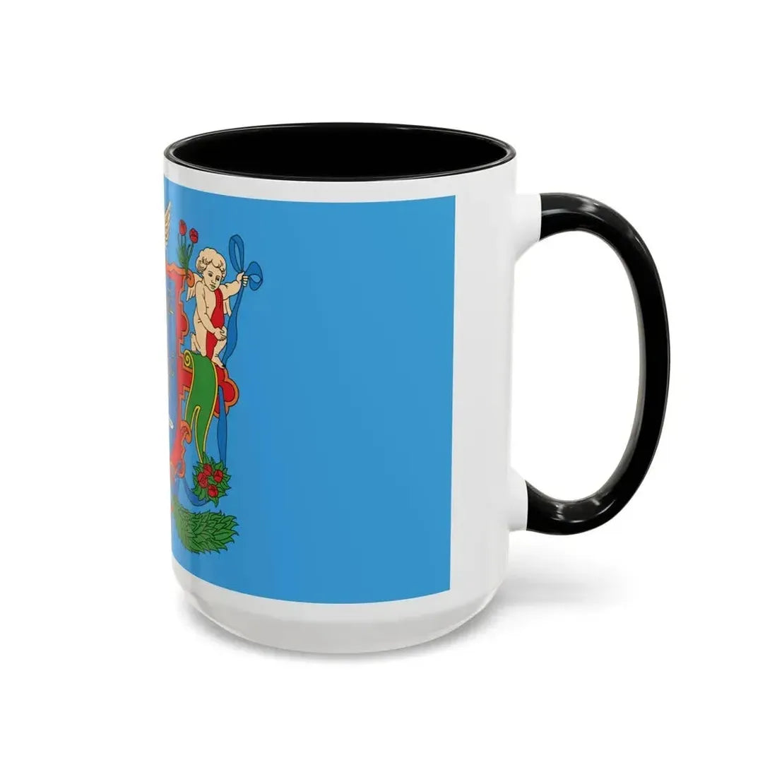 Flag of Viciebsk Vitebsk Russia - Accent Coffee Mug - Go Mug Yourself