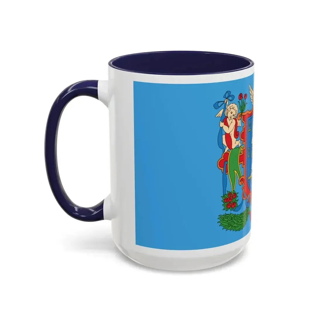 Flag of Viciebsk Vitebsk Russia - Accent Coffee Mug - Go Mug Yourself