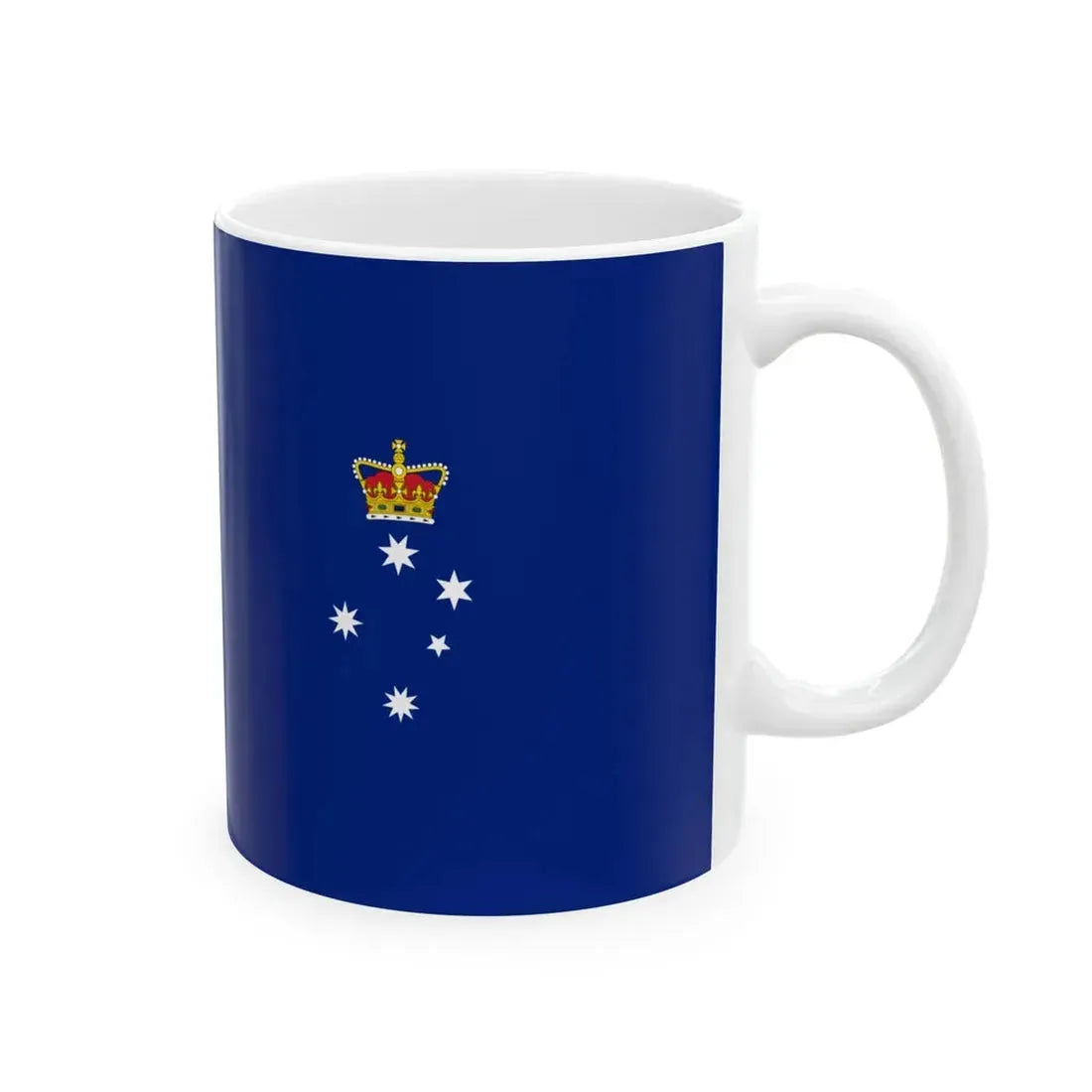 Flag of Victoria 1877-1901 (Australia) White Coffee Mug - Go Mug Yourself