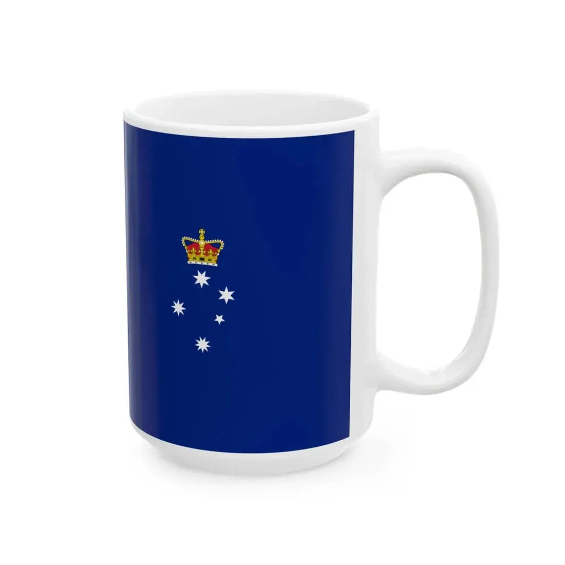 Flag of Victoria 1877-1901 (Australia) White Coffee Mug - Go Mug Yourself