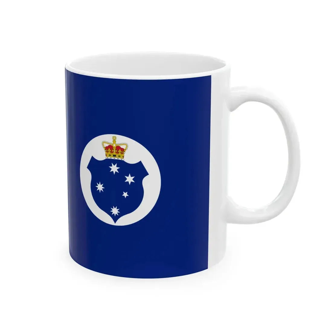 Flag of Victoria 1877 (Australia) White Coffee Mug - Go Mug Yourself